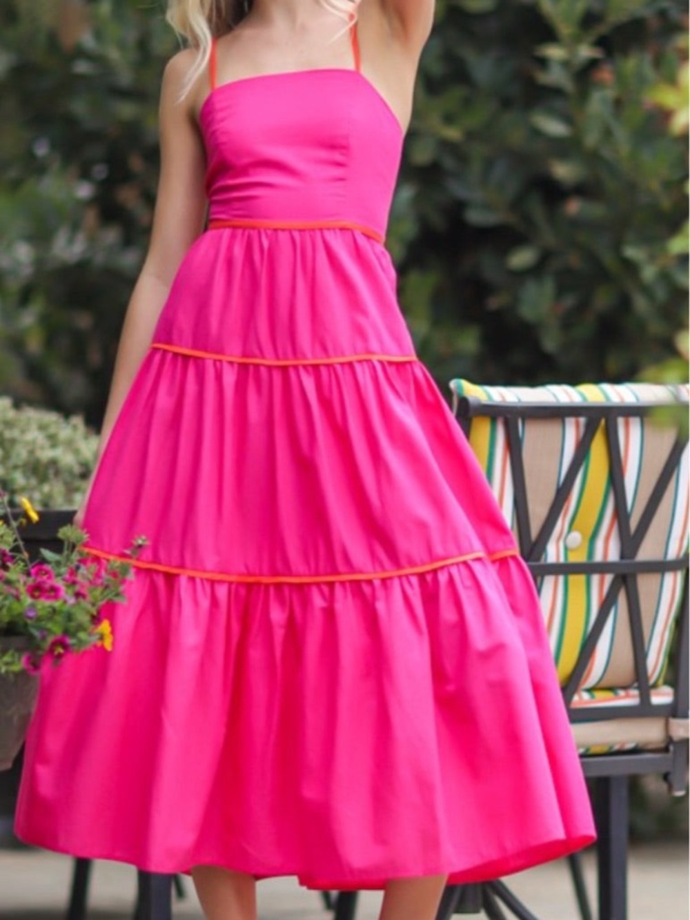 Pink Maxi Dress Aakaa - Picture 13 of 14